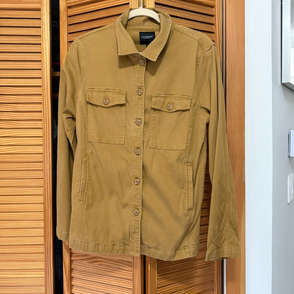 Liverpool Women's mustard brown Utility Jacket